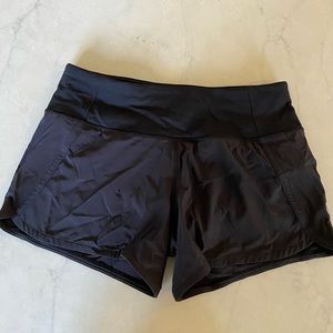 Black Lulu lemon athletic shorts